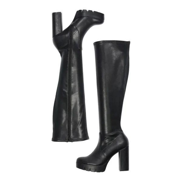 High Heel Boots*Bullboxer Boots Black 112510F7S_Bkcltd