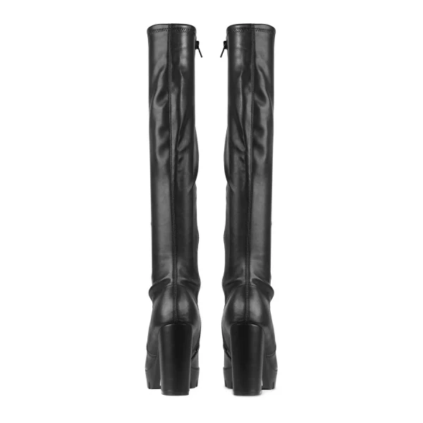 High Heel Boots*Bullboxer Boots Black 112510F7S_Bkcltd