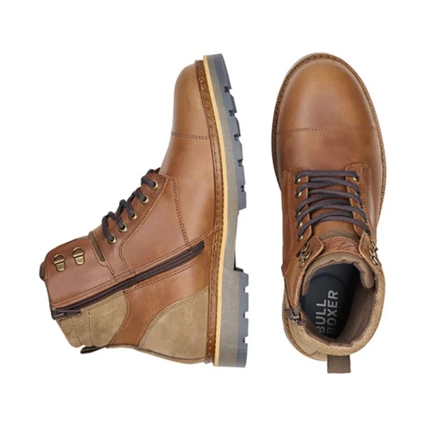 Lace Up Boots*Bullboxer Boots Tan/Cognac 022T81767A2499Su