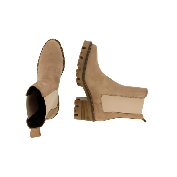 High Heel Boots*Bullboxer Chelsea Boots Beige/Taupe 677501E6L_Lttptd