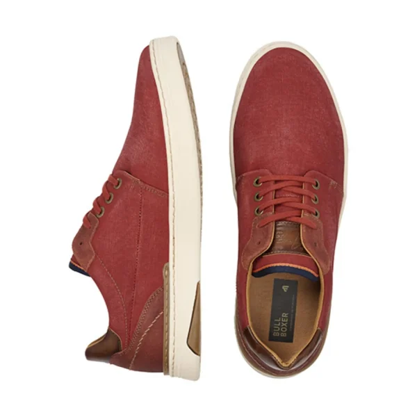 Sporty Lace Ups*Bullboxer Lace-Up Red 887P21811Abricsu