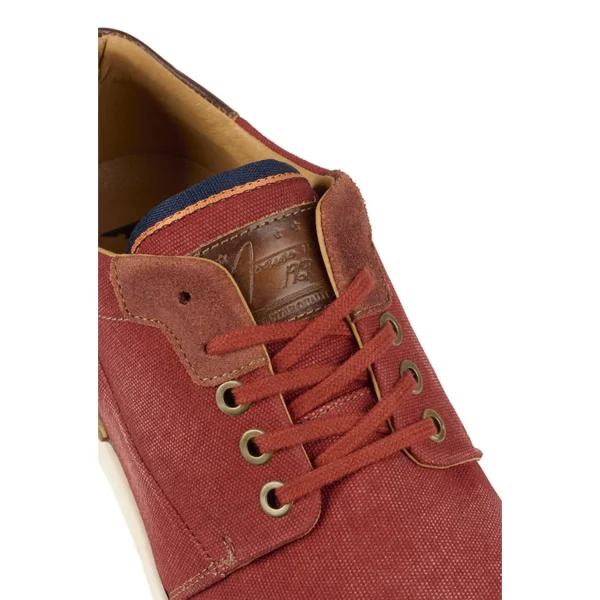 Sporty Lace Ups*Bullboxer Lace-Up Red 887P21811Abricsu