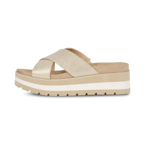 Heeled Mules*Bullboxer Mules Beige 078036F2S_Pltntd