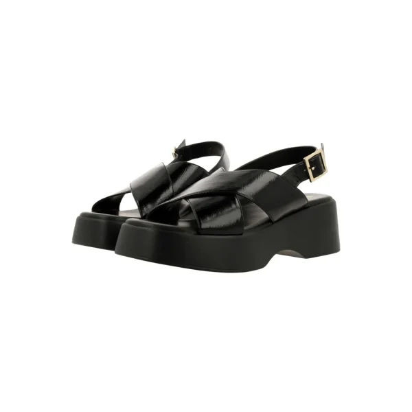 Sandals*Bullboxer Plateau Sandal Black 179002F2S_Blcktd