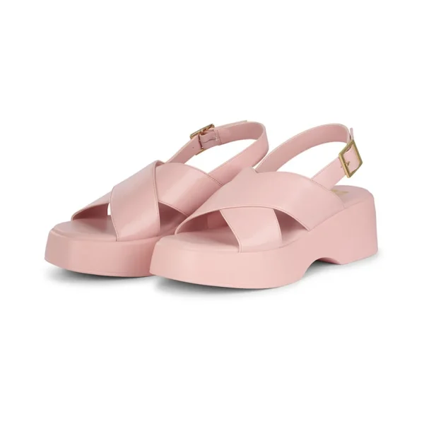 Sandals*Bullboxer Plateau Sandal Pink 179002F2S_Flamtd