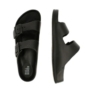 Mules*Bullboxer Pool Slides Black 002001F1S_Blcksu