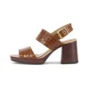 Sandals*Bullboxer Sandal With Heel Brown 256001E2L_Tanntd