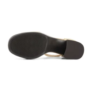 Sandals*Bullboxer Sandal With Heel Gold 256000E2L_Plattd