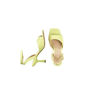 Sandals*Bullboxer Sandal With Heel Lime 156000F2S_Limetd