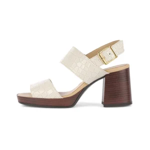 Sandals*Bullboxer Sandal With Heel Offwhite 256001E2L_Cremtd