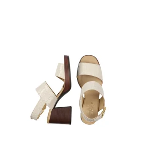 Sandals*Bullboxer Sandal With Heel Offwhite 256001E2L_Cremtd