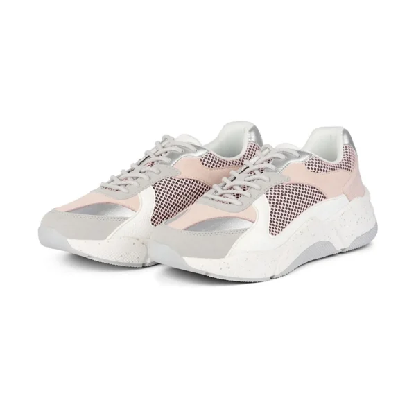 Sneaker Low*Bullboxer Sneaker Light Grey/Pink 077034F5S_Lgpntd