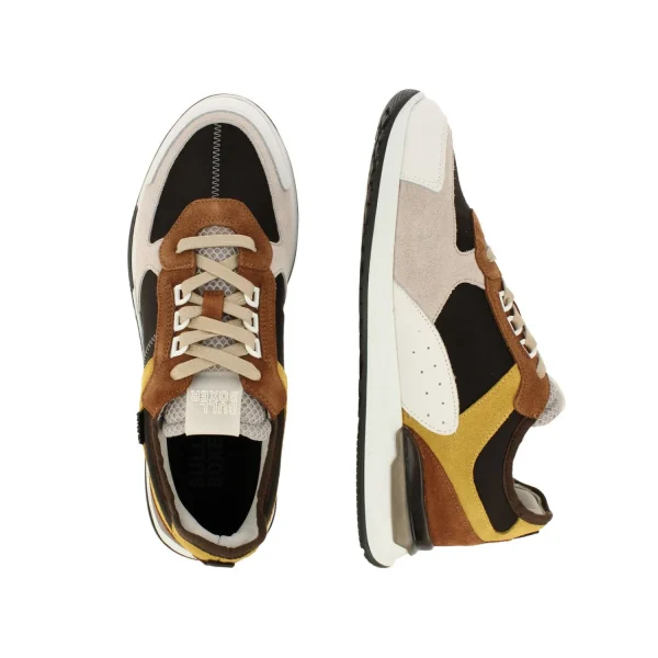 Sneaker Low*Bullboxer Sneaker Low Dark Brown 036P21355Adkbrsu