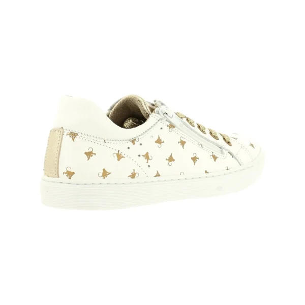 Sneakers*Bullboxer Sneaker White/Gold Ahm024E5L_Whpnkb