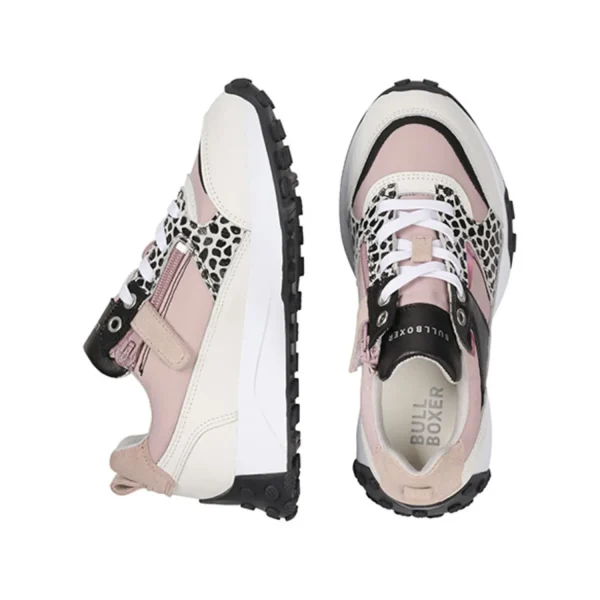 Sneakers*Bullboxer Sneaker White-Pink Atp001E5L_Whpkkb