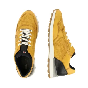 Sneaker Low*Bullboxer Sneaker Yellow/Blue 373K20438Cwyensu