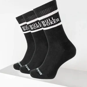 Socks*Bullboxer Socks Men Black 3-Pack