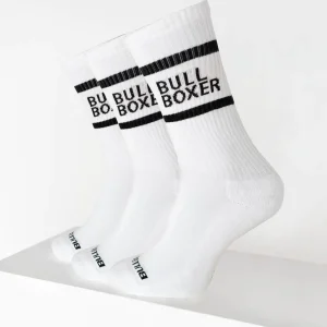 Socks*Bullboxer Socks Men White 3-Pack