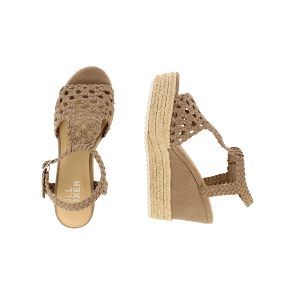 Wedge Pumps*Bullboxer Wedge Sandal Beige 195034F2T_Dktptd