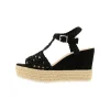 Wedge Pumps*Bullboxer Wedge Sandal Black 195034F2T_Bksttd