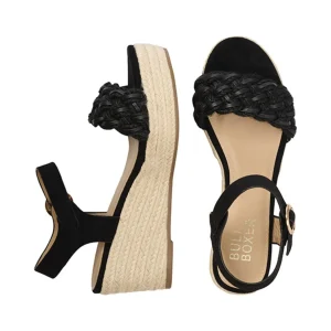 Wedge Pumps*Bullboxer Wedge Sandal Black 268011F2T_Blcktd